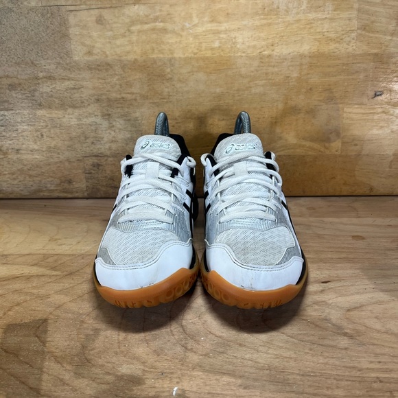 Asics Gel-Rocket Womens Size 6.5 Volleyball Shoes Sneakers Black White 1072A034 - Picture 2 of 8